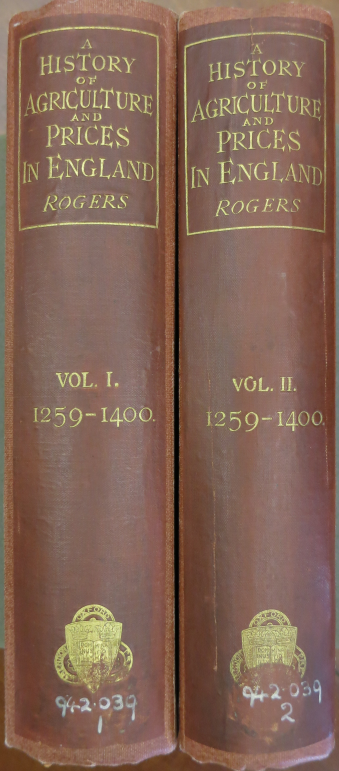 A History of Agriculture and Prices in England