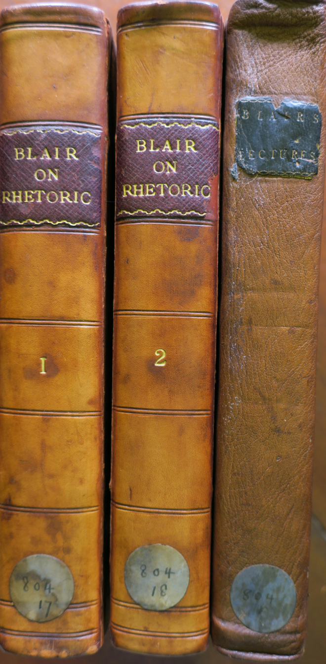 Lectures on Rhetoric and Belles Lettres