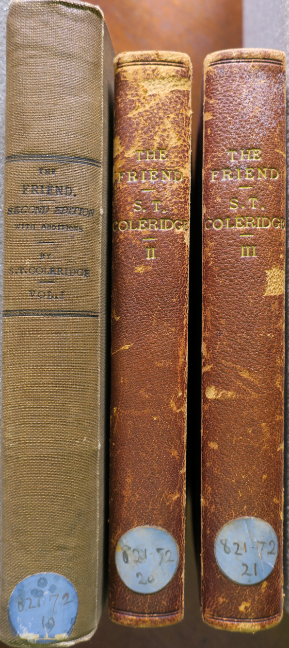 The Friend: A Series of Essays in Three Volumes